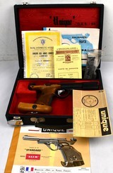 Unique DES-69 Match Pistol Cased Beautiful! - 1 of 10