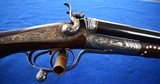 Nowotny 43 Mauser Double Rifle Engraved Gold Inlayed Flashy! - 12 of 18