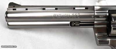Colt Python Stainless 1st Gen 1993 Beautiful! - Image 3 of 8