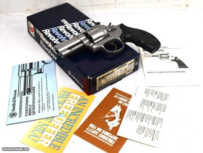 S&W 686-4 Security Special Boxed Very Nice!