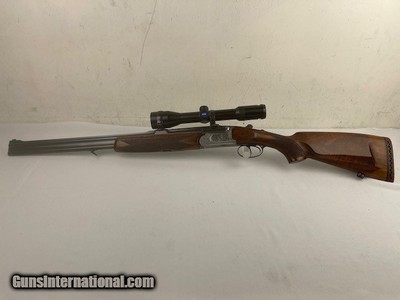 Fias Classic Double Rifle 6.5×55 Swede Scoped