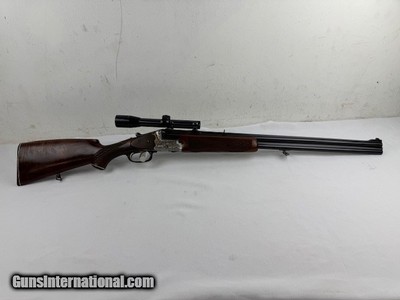 Heym Double Rifle 9.3x74R Scoped Ejectors 1975