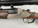 Sodia Double Rifle Drilling 7x65R / 22 Hornet / 16 Ga. Zeiss Scope 1978 - 9 of 24