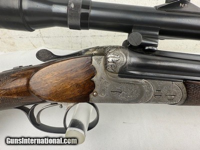 Pegam Ferlach SxS Combo 8x57JR By 16 Ga 1928 Scoped - Image 10 of 25