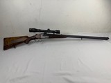 Pegam Ferlach SxS Combo 8x57JR By 16 Ga 1928 Scoped - 6 of 25