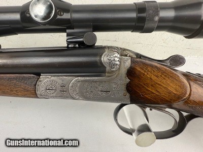 Pegam Ferlach SxS Combo 8x57JR By 16 Ga 1928 Scoped - Image 4 of 25