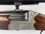 Borovnik Double Rifle Drilling 7x75R / 222 / 16Ga. Scoped 1965 - 4 of 25