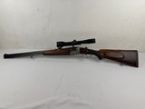 Borovnik Double Rifle Drilling 7x75R / 222 / 16Ga. Scoped 1965