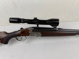Borovnik Double Rifle Drilling 7x75R / 222 / 16Ga. Scoped 1965 - 8 of 25