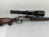 Sodia Drilling 16 / 22 Hi Power / 22 Hornet Engraved Carved Scoped 1965 Very Nice! - 3 of 25