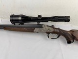 Sodia Drilling 16 / 22 Hi Power / 22 Hornet Engraved Carved Scoped 1965 Very Nice! - 8 of 25