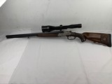 Sodia Drilling 16 / 22 Hi Power / 22 Hornet Engraved Carved Scoped 1965 Very Nice! - 6 of 25