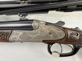 Sodia Drilling 16 / 22 Hi Power / 22 Hornet Engraved Carved Scoped 1965 Very Nice! - 9 of 25