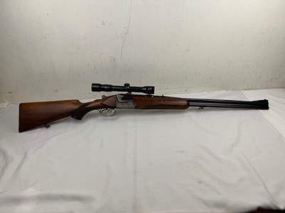 Merkel 220E Double Rifle 9.3 Ejectors Scoped 1969