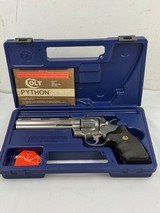 Colt Python Stainless 1992 Boxed 1st Gen - 1 of 10