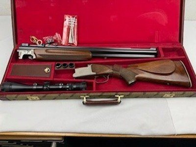 Winchester Super Grade XTR Combo 12Ga / 222 Scoped / Cased