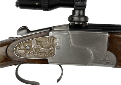 Austrian Double Rifle 222 / 270 With Schmidt & Bender 1995 - Image 9 of 22