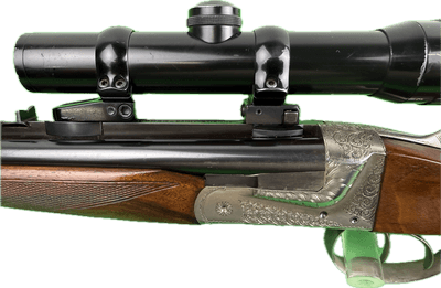 Bretton-Gaucher SxS Double Rifle 9.3x74R Schmidt & Bender Scope Extra Stock - Image 4 of 25