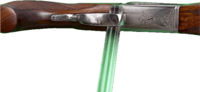 Bretton-Gaucher SxS Double Rifle 9.3x74R Schmidt & Bender Scope Extra Stock - Image 17 of 25