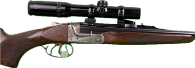 Bretton-Gaucher SxS Double Rifle 9.3x74R Schmidt & Bender Scope Extra Stock - Image 8 of 25