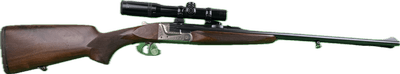Bretton-Gaucher SxS Double Rifle 9.3x74R Schmidt & Bender Scope Extra Stock - Image 6 of 25