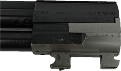 Blaser Double Rifle .22 Hornet / 7x65R 1992 Beautiful Wood! - Image 19 of 24