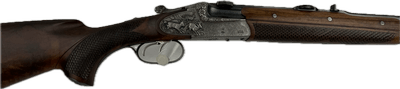 Fanzoi Double Rifle 22 Hornet / 7x65R Engraved Fancy Wood With Broken Stock - Image 7 of 25
