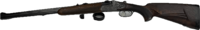 Fanzoi Double Rifle 22 Hornet / 7x65R Engraved Fancy Wood With Broken Stock - Image 1 of 25