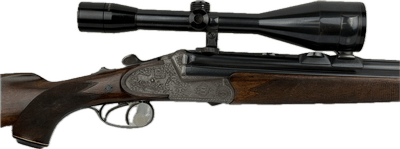 Sodia Double Rifle Drilling 16Ga / 7x65R x 222 Rem 2 Scopes Cased 1970 - Image 4 of 25
