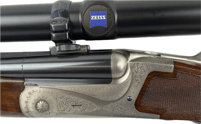 Mathelon Double Rifle Drilling Zeiss Scoped Nice! - Image 4 of 25