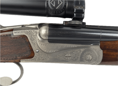 Mathelon Double Rifle Drilling Zeiss Scoped Nice! - Image 9 of 25