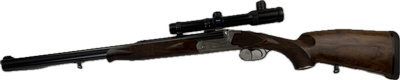 Mathelon Double Rifle Drilling Zeiss Scoped Nice! - Image 1 of 25