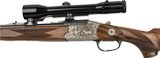 Blaser Double Rifle 22 Hornet / 7x65R Deluxe Engraved Zeiss Scoped Beautiful! 1983 - Image 8 of 25