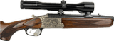 Blaser Double Rifle 22 Hornet / 7x65R Deluxe Engraved Zeiss Scoped Beautiful! 1983 - Image 3 of 25