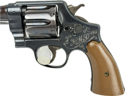 S&W 2nd Hand Ejector .45 With Extra Smooth Bore Barrel Included - Image 3 of 12