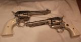 Colt SAA 5 1/2in .45 100% Coverage Cattle Brand Engraved by Bledsoe Consecutive pair - 10 of 10