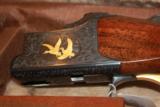 BrowningPresentation P1K20ga LightningBlue with Gold28in BaertenRARE Signed Hand Engraved P1- 2 of 6