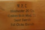 Winchester Model 21 "The Legendary Walter Chrysler Gun" 20ga2 barrel set- 9 of 13