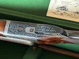 G.E. Lewis 20ga BLE
2 3/4 inch Damascus 28in
15 inch LOP to leather covered pad - 9 of 10