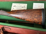 G.E. Lewis 20ga BLE
2 3/4 inch Damascus 28in
15 inch LOP to leather covered pad - 5 of 10