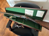 G.E. Lewis 20ga BLE
2 3/4 inch Damascus 28in
15 inch LOP to leather covered pad - 8 of 10