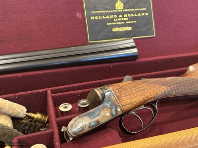 Holland & Holland Shot and Regulated 20ga Boxlock Ejector 26in IC/F Mint in Case