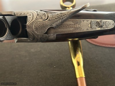 Browning Superposed B2520ga D5G Spectacular Engraving 28in IC/IM ANIC - Image 11 of 12