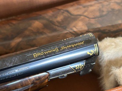 Browning Superposed 20ga Early Midas Pattern Spectacular 28in IC/M. RKLT - Image 4 of 8