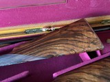 Holland & Holland Pair 28ga Royal Deluxe Grifnee engraved Self Opener Game Scene - 8 of 13