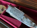 Holland & Holland Pair 28ga Royal Deluxe Grifnee engraved Self Opener Game Scene - 5 of 13
