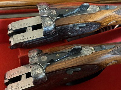 Union Armera SLPairSidelock 12ga28inSideclips EXC Double Trigger - Image 9 of 10