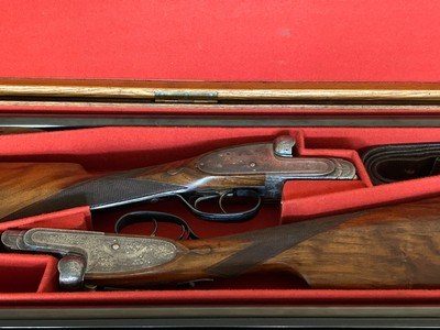 Union Armera SLPairSidelock 12ga28inSideclips EXC Double Trigger - Image 10 of 10