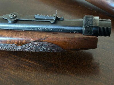 Custom FN SA-22 Takedown Ernst Engraved.22 ShortBelgiumCarved Wood - Image 8 of 8