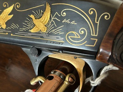 Custom FN SA-22 Takedown Ernst Engraved.22 ShortBelgiumCarved Wood - Image 5 of 8